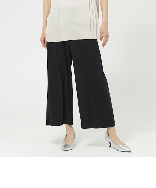 【接触冷感】【ウォッシャブル】メリルハイテンションクロップドパンツ