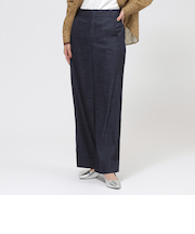 【カタログ掲載品】【ウォッシャブル】デニムライクワイドパンツ