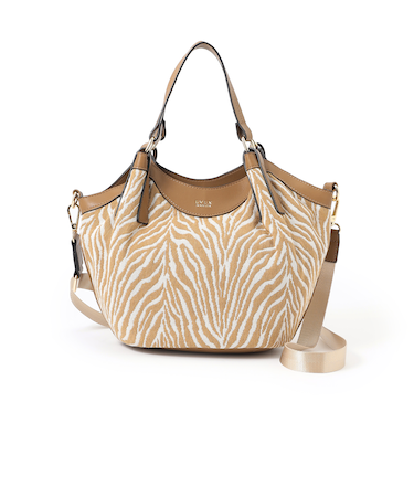 ジャカードコンビトートバッグ