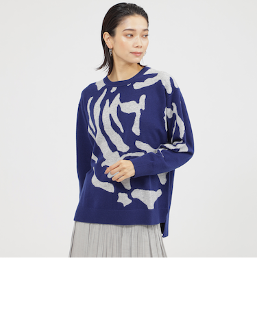 【30周年記念アイテム】【カタログ掲載品】タイガーインターシャプルオーバーニット