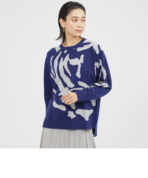 【30周年記念アイテム】【カタログ掲載品】タイガーインターシャプルオーバーニット