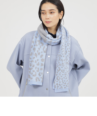 【ウォッシャブル】アニマルニットストール