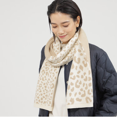 【ウォッシャブル】アニマルニットストール