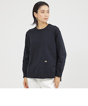 【カタログ掲載品】【100回洗っても型崩れしない】【ウォッシャブル】テックスブリッドクルーネックプルオーバーニット