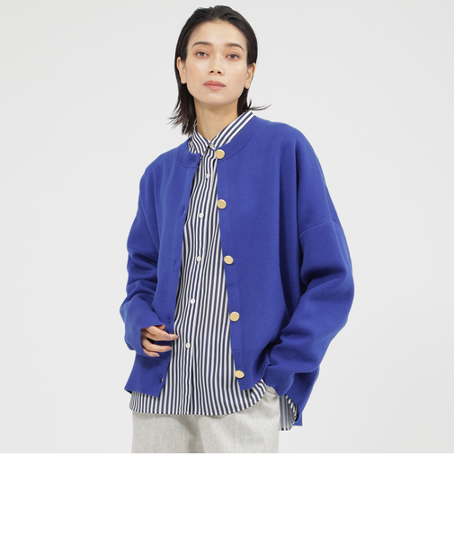 【カタログ掲載品】【ウォッシャブル】テックスブリッドニットカーディガン