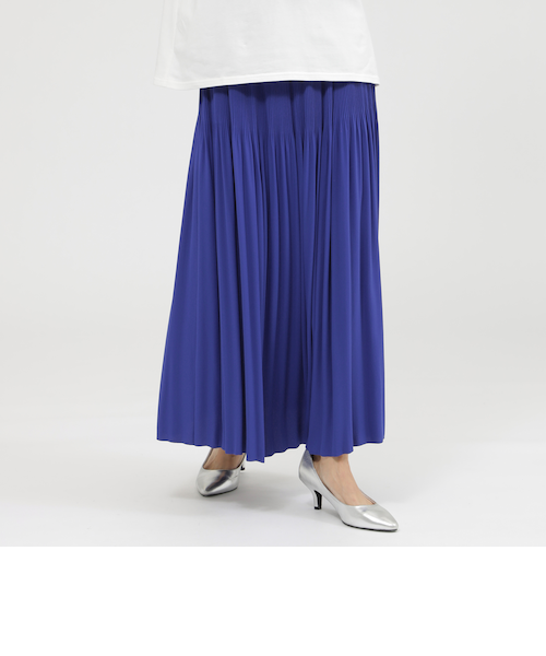 カタログ掲載品】【ウォッシャブル】デシンクリスタルプリーツスカート