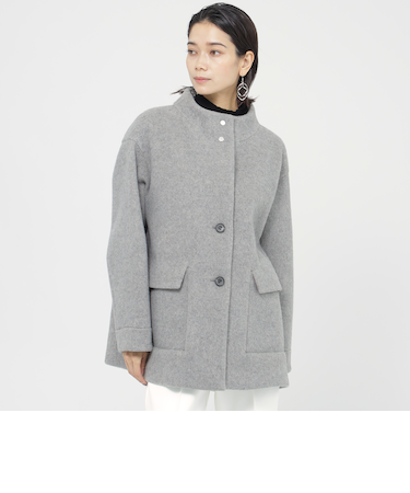 【WEB・一部店舗限定】ラミネートシャギーウールコート