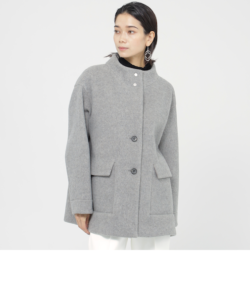 【WEB・一部店舗限定】ラミネートシャギーウールコート