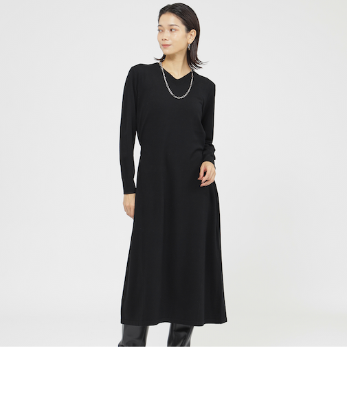 【カタログ掲載品】ベルトニットワンピース