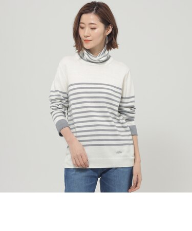 【カタログ掲載品】【ウォッシャブル】ダブルタートルネックプルオーバーニット