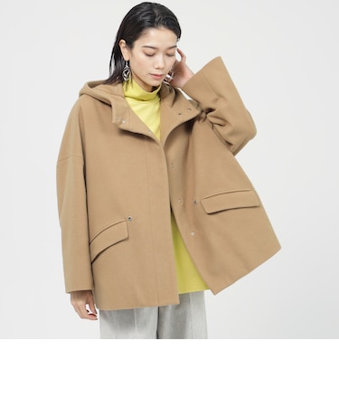 【カタログ掲載品】ウールスーパービーバーフーデッドコート