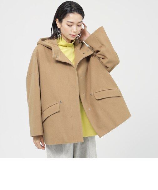 【カタログ掲載品】ウールスーパービーバーフーデッドコート