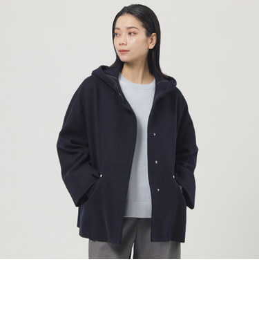 【カタログ掲載品】ウールスーパービーバーフーデッドコート