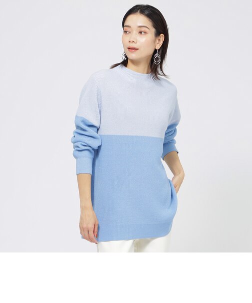 【カタログ掲載品】【ウォッシャブル】ラメバイカラープルオーバーニット