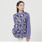 【ウォッシャブル】パンサージャカードカットソー