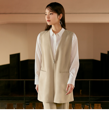 【オン・オフで活躍！】【マシンウォッシャブル】フルダルヴィンテージジレ