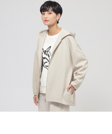 【シーズンレスに活躍！】【マシンウォッシャブル】ダンボールニットパーカー