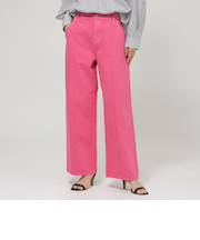 【ウォッシャブル】ライトオンスストレートフレアデニム