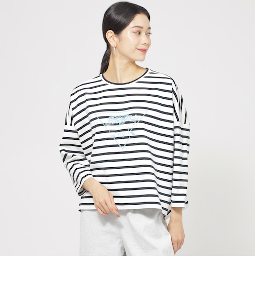 【ウォシャブル】イニシャルパンサープリントカットソー