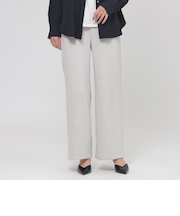 【防透け】【吸水速乾】【接触冷感】【UV対策】3Sオックスセミワイドパンツ