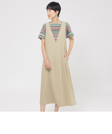 【接触冷感】【吸水速乾】【UV対策】【ウォッシャブル】kireriジャンパースカート