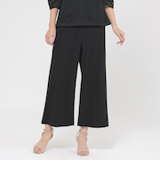 【接触冷感】【UVカット】【ウォッシャブル】メリルハイテンションワイドパンツ