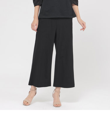 【接触冷感】【UVカット】【ウォッシャブル】メリルハイテンションワイドパンツ