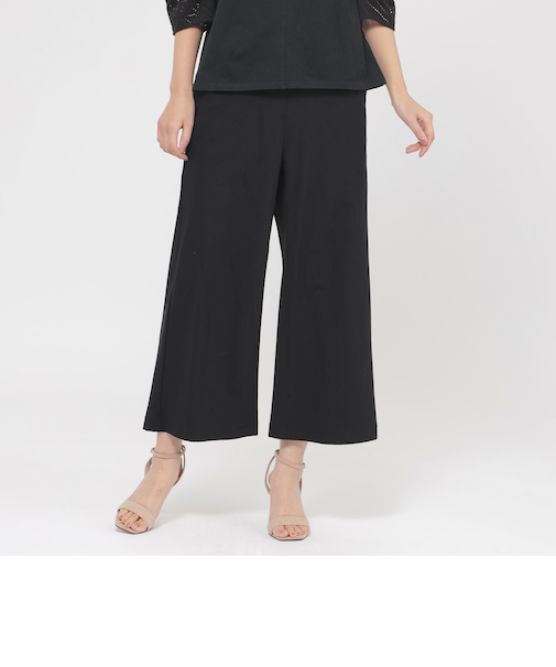 【接触冷感】【UVカット】【ウォッシャブル】メリルハイテンションワイドパンツ