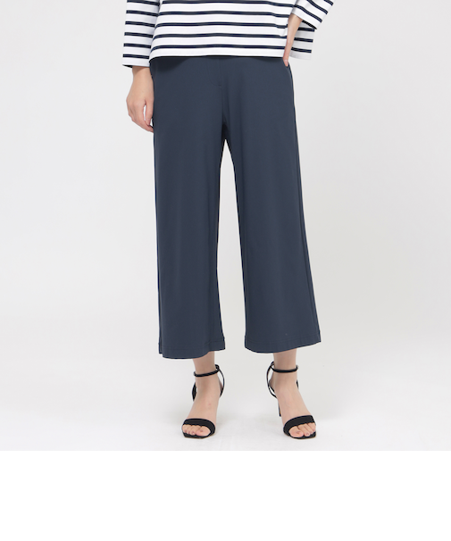 【接触冷感】【UVカット】【ウォッシャブル】メリルハイテンションワイドパンツ