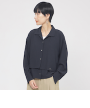 【接触冷感】【吸水速乾】【UV対策】【ウォッシャブル】kireriレイヤードシャツ