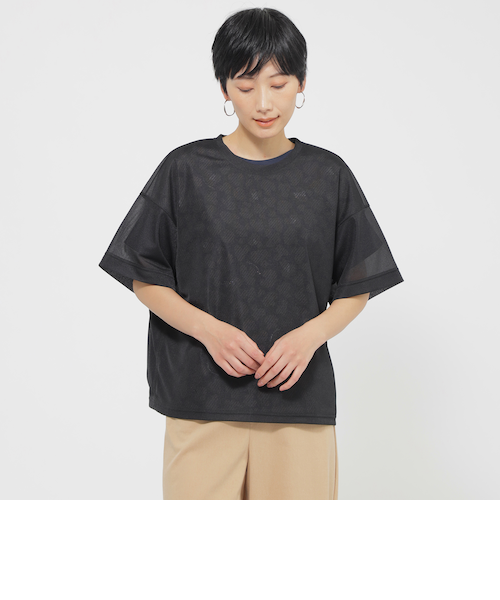 カタログ掲載品】【ウォッシャブル】ソフトシアーカットソー