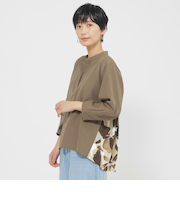 【接触冷感】【UV対策】【ウォッシャブル】ペイントドットコンビプルオーバー