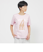 【カタログ掲載品】【ウォッシャブル】アニマルロゴプリントカットソー