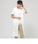 【ウォッシャブル】ドライタッチコットンニットロングジレ