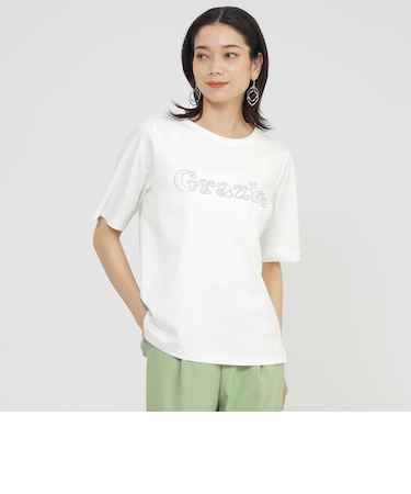 【カタログ掲載品】【接触冷感】【ウォッシャブル】超冷感コットンスムースホットフィットロゴＴシャツ