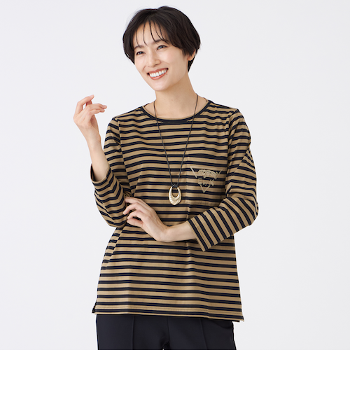 接触冷感】【マシンウォッシャブル】エンブロイダリーボーダー