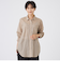 【接触冷感】【ウォッシャブル】シアーボイルロングシャツ