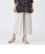 【シーズンレスに活躍！】【マシンウォッシャブル】ダンボールニットワイドパンツ