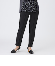 【シーズンレスに活躍!】【マシンウォッシャブル】ダンボールニットピンタックパンツ