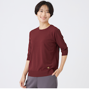 【ウォッシャブル】レーヨンストレッチニットプルオーバー