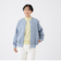 【ウォッシャブル】パンサーグラデーションニットブルゾン