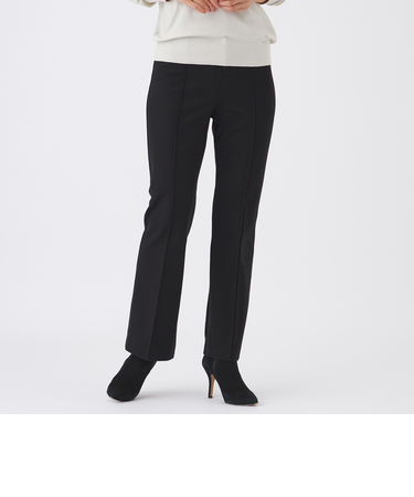 【25AWモデル】【マシンウォッシャブル・保温性・吸湿発熱】デュアルウォームセミフレアパンツ