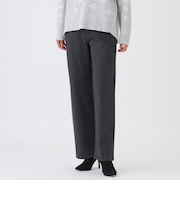 【ベストセラー】【マシンウォッシャブル・保温性・吸湿発熱】デュアルウォームワイドパンツ