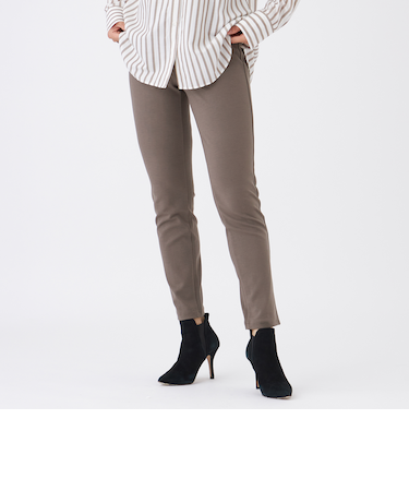 【ベストセラー】【マシンウォッシャブル・保温性・吸湿発熱】デュアルウォームテーパードパンツ