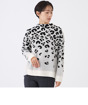 【カタログ掲載】【ウォッシャブル】パンサーグラデーションニットソー