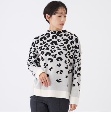 【カタログ掲載】【ウォッシャブル】パンサーグラデーションニットソー