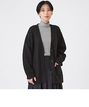 【カタログ掲載】【ウォッシャブル】ブライトニットVネックカーディガン