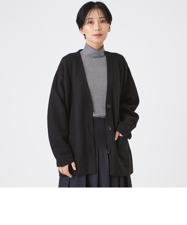 【カタログ掲載】【ウォッシャブル】ブライトニットVネックカーディガン