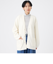 【カタログ掲載】【ウォッシャブル】ブライトニットVネックカーディガン