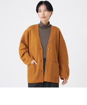 【カタログ掲載】【ウォッシャブル】ブライトニットVネックカーディガン